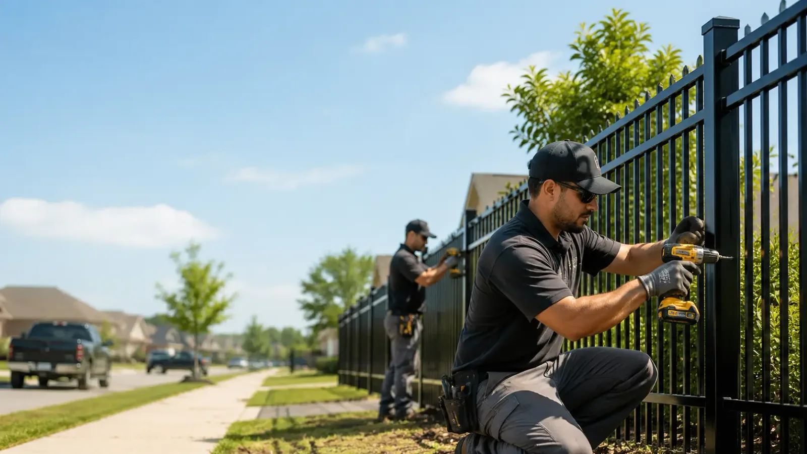 Metal Fence Installation in Hope, MN